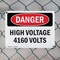 Signmission High Voltage 4160 Volts Danger Sign, Plastic, 10in W x 7in L, 2PK OS-2PACK-DS-P-710-L-1957 - alternate 6
